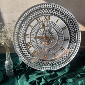 Wall Clock ( Lippan Art)