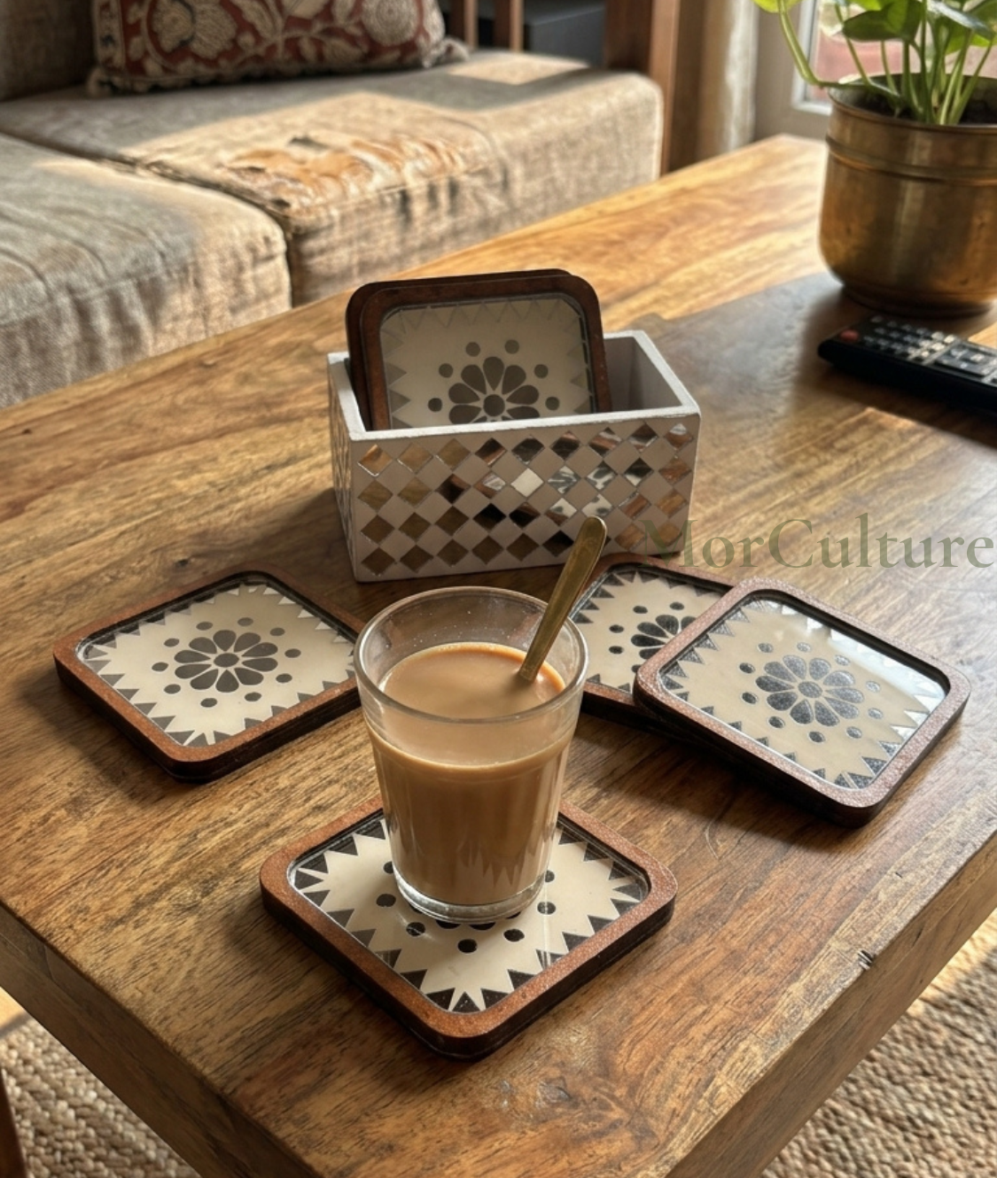 Square Coasters set of 6