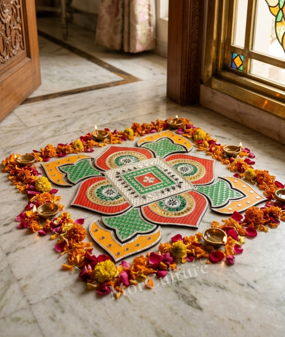 13 Piece Rangoli
