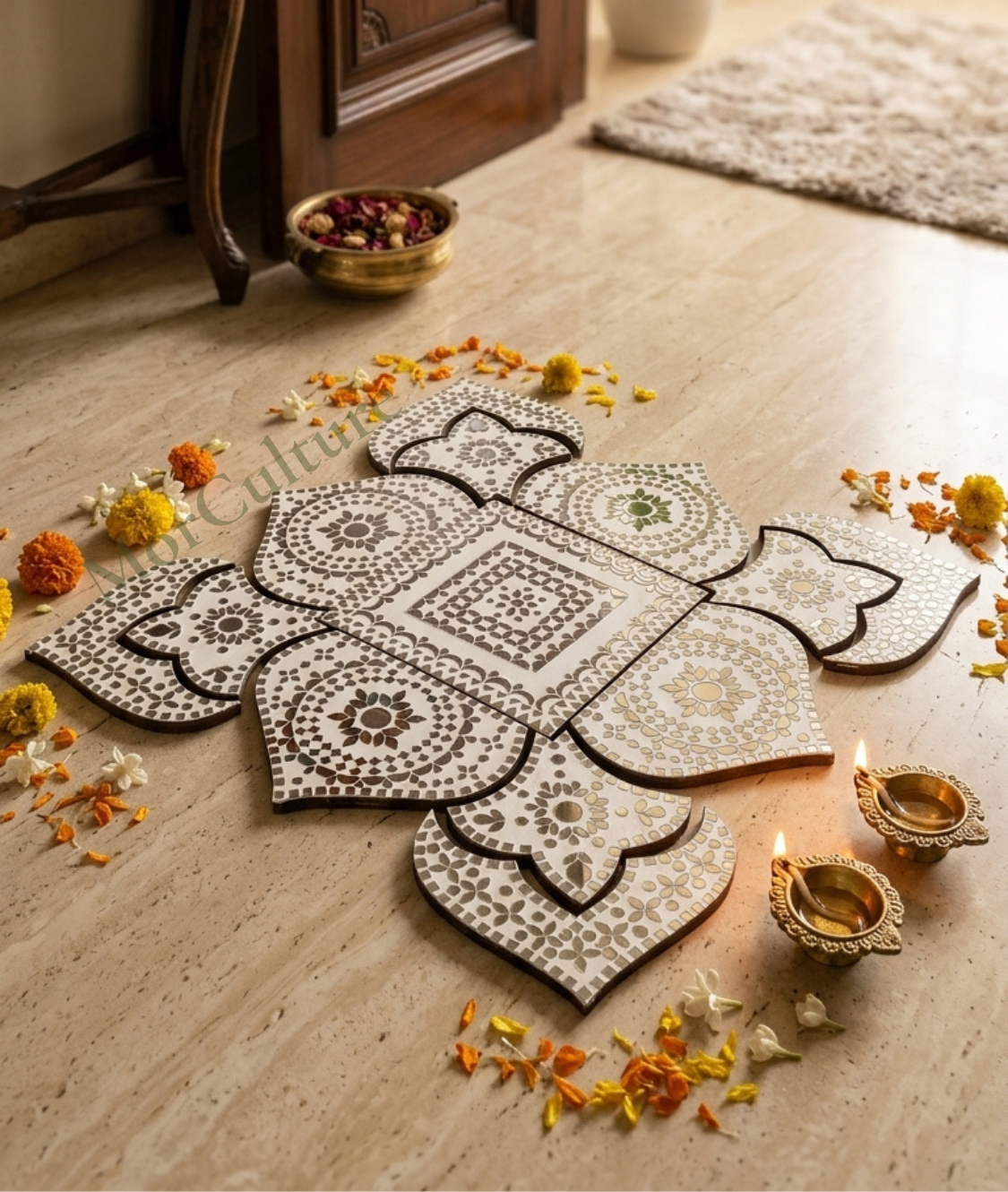 13 Piece Rangoli