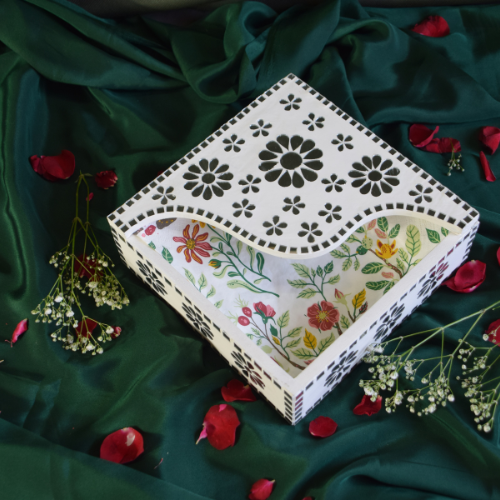 Square Flip Tissue Paper Holder