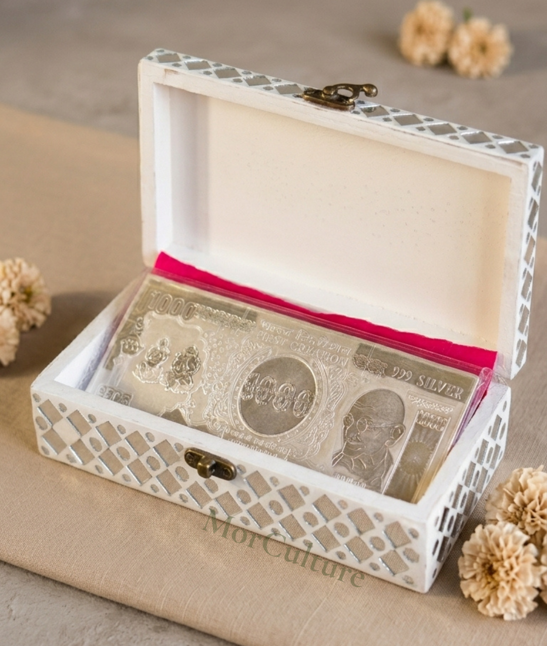 Shagun Box Silver and Gold