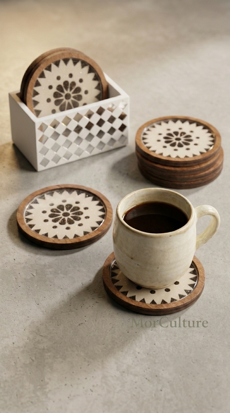 Round Coasters set of 6